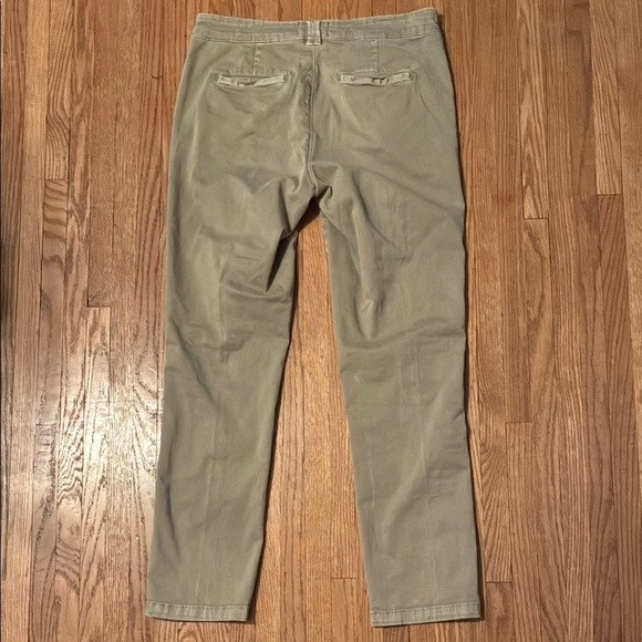 Chino Chic Khaki Straight Leg Women's Pants - Picture 7 of 14